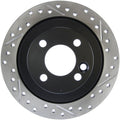 StopTech 02-06 Mini Cooper/Cooper S Slotted & Drilled Left Rear Rotor