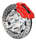 Wilwood Forged Dynalite Front Kit 12.19in Drilled Red 70-78 Camaro