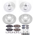 Power Stop 11-15 Honda CR-Z Front & Rear Z17 Evolution Geomet Coated Brake Kit