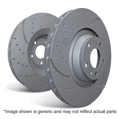 EBC Racing Volkswagen Polo GTI (AW) Black Apollo-6 Calipers 355mm Rotors Front Big Brake Kit
