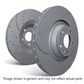 EBC Racing Volkswagen Polo GTI (AW) Black Apollo-6 Calipers 355mm Rotors Front Big Brake Kit