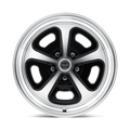AMERICAN RACING VINTAGE VN501 15X8 5X4.5 G-BLK MACH 00MM - VN50158012500