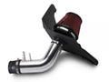 Spectre 15-16 Ford Mustang V6-3.7L F/I Air Intake Kit - Polished w/Red Filter