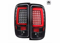 1500 / 1500HD /2500HD / 3500HD LED C-BAR TAIL LIGHT WITH CLEAR LENS AND GLOSSY BLACK HOUSING