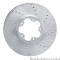 DFC 20-25 Ford Transit-150 Front Right Drilled & Slotted Silver Brake Rotor