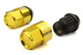 KICS LEGGDURA Racing Shell Type Lug Nut 35mm Closed-End Look 16 PCS 4 Locks 12X1.25 Gold