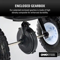 TOW BEHIND SPREADER 80 LB CAP GRAY