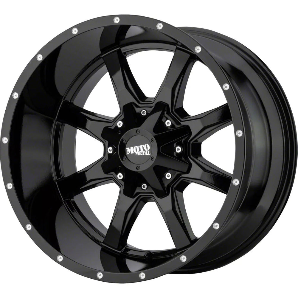 MO970 20X10 8X180.00 GLOSS BLACK W/