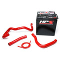 HPS Performance Red Reinforced Silicone Radiator Hose Kit Coolant for Mitsubishi 2008-2017 Lancer 2.0L 2.4L DE ES GTS
