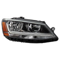 1718 JETTA W/LED DRL ONLY HALOGEN HEADLIGHTS OE RIGHT