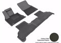 3D MAXpider 2014-2019 BMW X5/X6 F15/F16 Kagu 1st & 2nd Row Floormats - Black