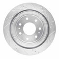 R1 Concepts Brake Rotor Drilled and Slotted Silver Fits Ford F-150