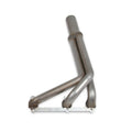 Upright Headers Gm 2.8/3.1/3.4L V6 Round Port Upright Headers 1-1/2 Inch Primary 20 Inch Long 27 Inch Tall 2-1/2 Inch X 10 Inch Collector 409SS Natural Finish FlowTech