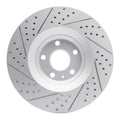 DFC 08-11 Audi Tt Quattro Front Right Drilled & Slotted Geoperformance Rotor