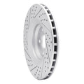 DFC 08-11 Audi Tt Quattro Front Right Drilled & Slotted Geoperformance Rotor