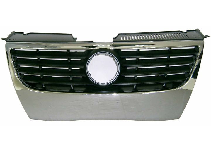 GRILLE ASSY W/O SENSOR & W/O CHR MLDG PASSAT 0610 EXCLUDES CC MODEL