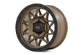 Rough Country Rough Country 78 Series Wheel Simulated Beadlock Bronze Black 18x9 6x5.5 0mm 78180912