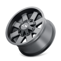Cast Aluminum Wheels 141 SB 17x9 Satin Black 8 On 165.1/8 On 170 Bolt Pattern 18 Offset ION Wheels