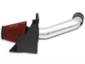 Spectre 07-11 Jeep Wrangler V6-3.8L F/I Air Intake Kit - Polished w/Red Filter