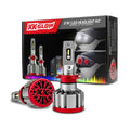 XK Glow RGB 2in1 LED Headlight Bulb Million Color RGB/LED Headlight Kit (2x H3)