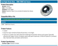 StopTech Slotted & Drilled Sport Brake Rotor