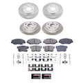 Power Stop 03-07 Honda Accord Front and Rear Semi-Coated Rotor Kit