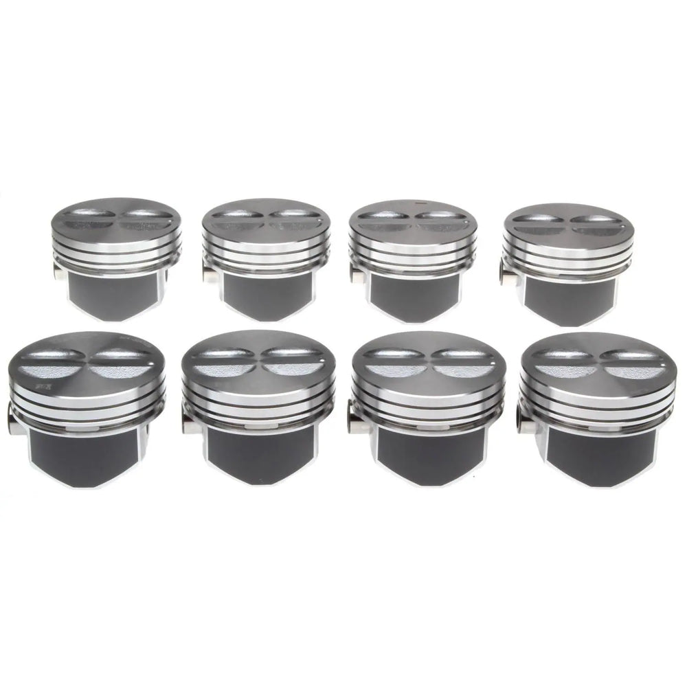 Mahle OE GM 5.7L 350 V8 Flat Top Coat .030 w/ P Aftermarket Version Piston Set (Set of 8)