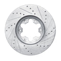 DFC 20-25 Ford Transit-250 Front Left Drilled & Slotted Silver Brake Rotor