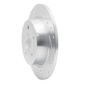 R1 08-12 Renault TRAFIC (Mexico) Rear Left Drilled & Slotted Black Brake Rotor