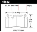 Hawk Performance auto part close-up