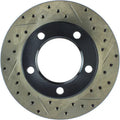 StopTech 80-93 Dodge Ramcharger Sport Slotted & Drilled Front Left Cryo Rotor