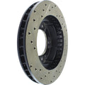 StopTech 80-93 Dodge Ramcharger Sport Slotted & Drilled Front Left Cryo Rotor