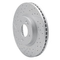 R1 10-13 Hyundai Santa Fe Front Left Drilled & Slotted Geoperformance Rotor