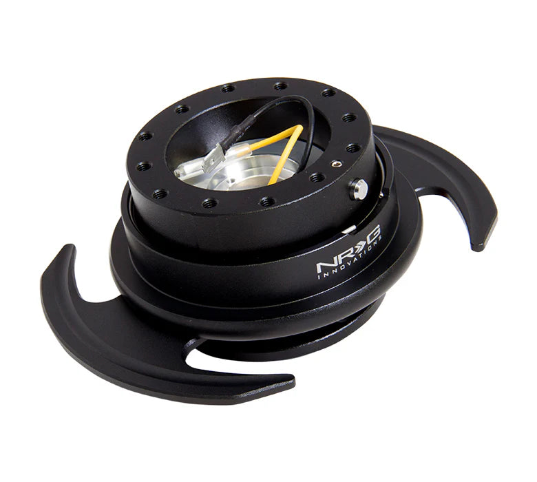 NRG Quick Release Kit Gen 3.0 - Black Body / Carbon Fiber Ring w/ Carbon Fiber Handles