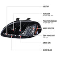 R8 STYLE HALO LED PROJECTOR SMOKED