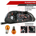 R8 STYLE HALO LED PROJECTOR SMOKED