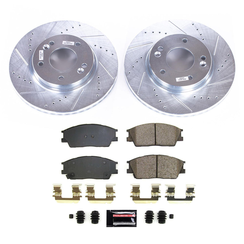 Power Stop 20-22 Kia Soul Front Z23 Evolution Brake Kit