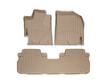 WeatherTech 08-12 Toyota Highlander Front and Rear Floorliners - Tan