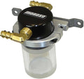 Moroso Chrysler 5.7L (w/Aftermarket Intake) Air/Oil Separator Catch Can - Billet Aluminum - Black