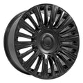 22 IN REPLICA WHEEL FITS CADILLAC ESCALADE CA92 SATIN BLACK 22X9