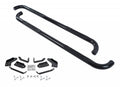 3" ROUND SIDE BARS MILD STEEL BLACK