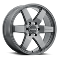 Aluminum Wheels 16x8 Addict 942GS Greystone Gray Multi Spoke 0 Offset 5 on 127 Bolt Pattern 78.1 Bore Raceline