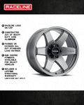 Aluminum Wheels 16x8 Addict 942GS Greystone Gray Multi Spoke 0 Offset 5 on 127 Bolt Pattern 78.1 Bore Raceline