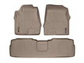 WeatherTech 06-07 Toyota Highlander Front and Rear Floorliners - Tan