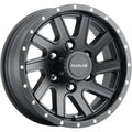 Raceline 820MB Twisted 16x6in / 8x165.1 BP / 0mm Offset / 4.90mm Bore - Satin Black Wheel