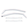 Putco 17-20 Ford SuperDuty - SuperCab (Set of 4) Element Chrome Window Visors