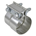 Vibrant StreetPower FLAT BLACK Oval Muffler with Dual 3in Outlets - 2.5in inlet I.D.
