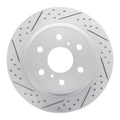 R1 07-20 Cadillac Escalade EXT Rear Left Drilled & Slotted Geoperformance Rotor