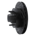 R1 95-97 Ford Ranger (USA/Canada) Front Left Drilled & Slotted Black Brake Rotor