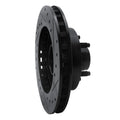 R1 95-97 Ford Ranger (USA/Canada) Front Left Drilled & Slotted Black Brake Rotor